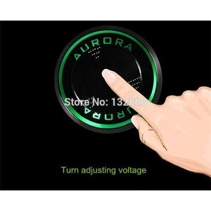 Planet Gates Black Professional Aurora Tattoo Power Supply With Power Adaptor For Coil & Rotary Tattoo Machines Free Shipping