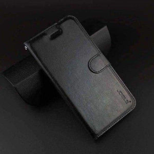 Planet Gates black / PU Leather Case Wallet Leather Card Slots Case Luxury Flip Mobile Phone Case Cover For Huawei P8 Lite 2017 KS0068