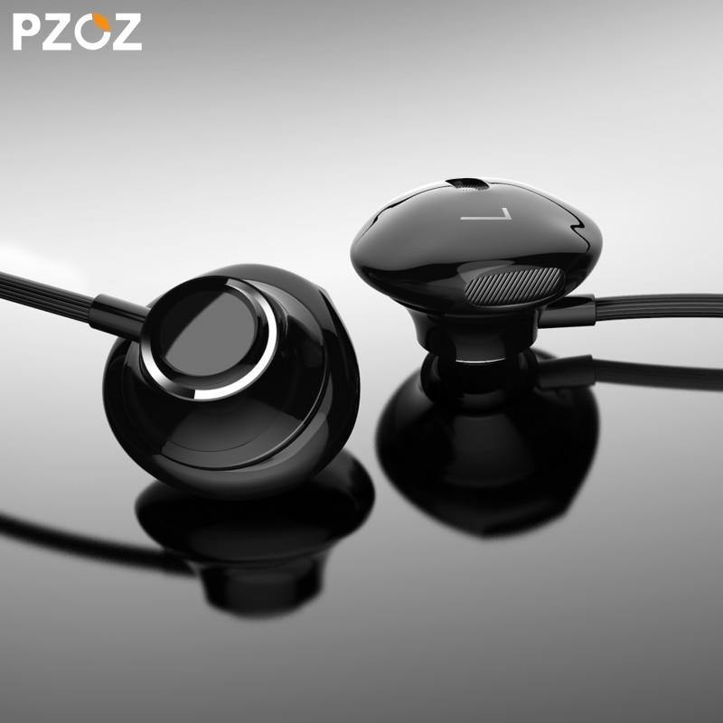 Planet Gates PZOZ Bass Earphone 3.5mm Wired control Headset With Mic In-Ear sport earbud earphones mini For iphone xiaomi Samsung Huawei MP3