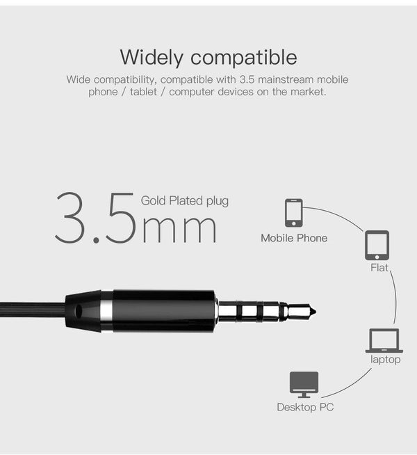 Planet Gates Black PZOZ Bass Earphone 3.5mm Wired control Headset With Mic In-Ear sport earbud earphones mini For iphone xiaomi Samsung Huawei MP3