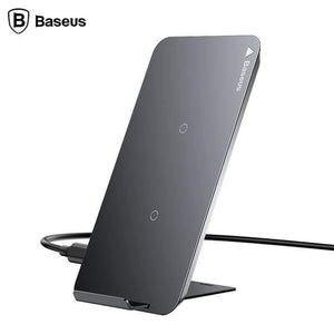 Planet Gates Black Qi Wireless charger fast charging charger For iPhone X Samsung Galaxy S9 mobile phone charger holder for phone stand