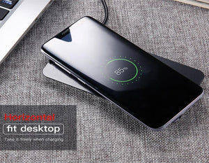 Planet Gates Black Qi Wireless charger fast charging charger For iPhone X Samsung Galaxy S9 mobile phone charger holder for phone stand