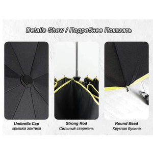 Planet Gates Black Quality 120cm Fully-automatic Umbrella Men Rain Woman Double Layer 3 Folding Business Gift Umbrella Windproof Sun Umbrellas
