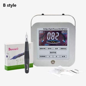 Planet Gates Black Quality Makeup Power Supply Intelligent Professional Digital Permanent For Eyebrow Lip Tattoo Machine Kit Accessories