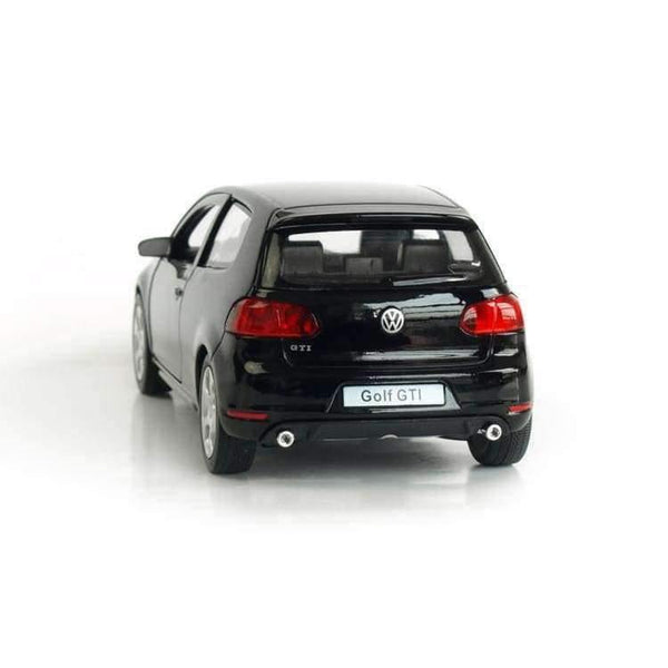 Planet Gates Black R Golf GTI 1:36 Toy Vehicles Alloy Pull Back Mini Car Replica Authorized By The Original Factory Model Toys Acousto-optic Kids