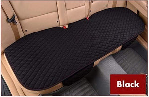 Planet Gates czarny tył 1 sztuka / chiński lniany pokrowiec na fotel samochodowy cztery pory roku przód tył len poduszka oddychająca mata ochronna akcesoria samochodowe uniwersalny rozmiar