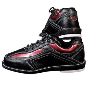 Planet Gates black red / 5 Mens  Bowling Shoes with Interchangeable Soles/Heels Black/Blue SIZE 46