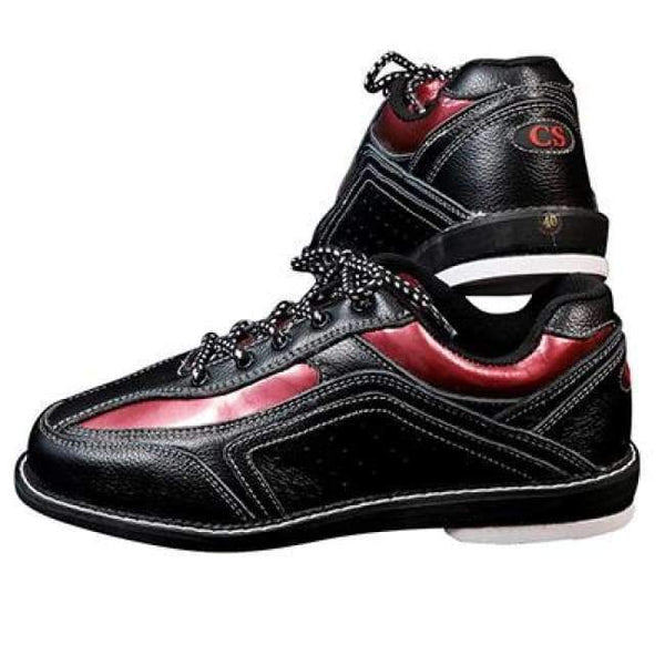 Planet Gates black red / 5 Mens  Bowling Shoes with Interchangeable Soles/Heels Black/Blue SIZE 46