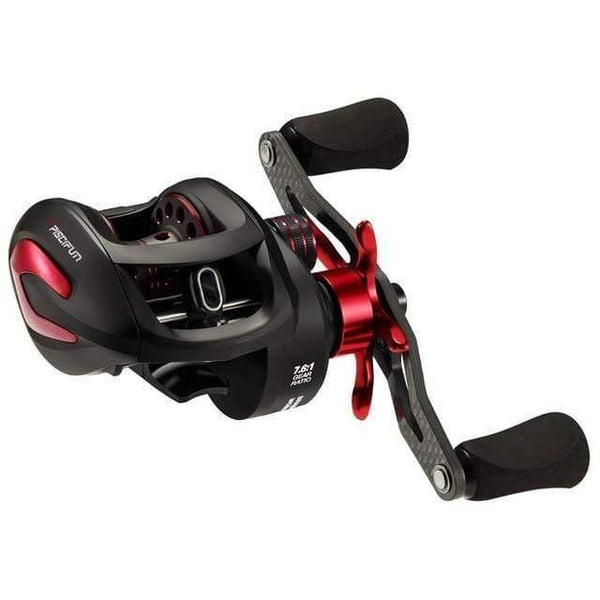 Planet Gates Black Red 7.6 / 8 / Left Hand Phantom X Baitcasting Reel Multicolor 3 Gear Ratios Low Profile Fishing Reel Carbon Reel Handle 8.1kg Drag Ultra Smooth