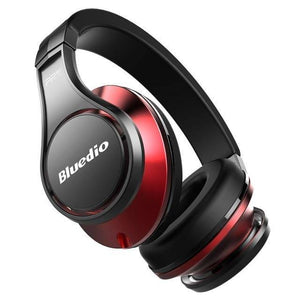 Planet Gates black red / China Bluedio U(UFO)High-End Bluetooth headphone Patented 8 Drivers/3D Sound/Aluminum alloy/HiFi Over-Ear wireless headphone