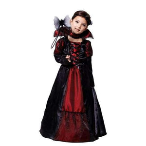 Planet Gates Black Red / L Gothic anime vampire dress costume for kids Costumes Halloween carnival costumes for children Party Cosplay girls witch