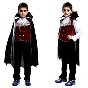 Planet Gates Black Red / L Toddler anime vampire queen fancy dress Costumes halloween costumes for boys girls kids vampire Carnival Party Cosplay fantasia