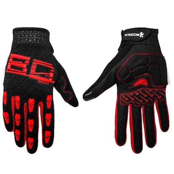 Planet Gates Black red / M Gym Gloves Men Women Body Building Full Finger Fitness Gloves An-slip Weight Lifting Sports Training Fingerless Gloves