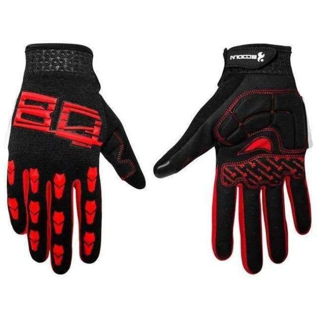 Planet Gates Black red / M Gym Gloves Men Women Body Building Full Finger Fitness Gloves An-slip Weight Lifting Sports Training Fingerless Gloves