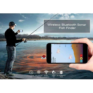 Planet Gates black red Phone Fish Finder Wireless Sonar Fish Finder Sea Lake Fishing Detect iOS Android App Findfish Smart Sonar Echo Sounder