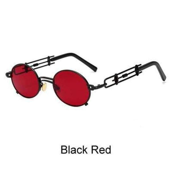 Planet Gates Black Red Ralferty 2018 Unique Vintage Steampunk Sunglasses Women Men Designer Gold Red Eyewear Accessories Female Retro Punk Oculos B010