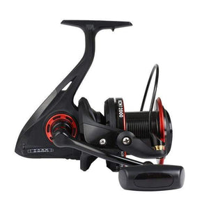 Planet Gates Black Reel / 12 / 12000 Series Long Shot Spinning Fishing Reel 12+1BB High Speed 4.6:1 25KG Max Drag Fish Reels Trolling Surf Metal Spoon Moulinet Peche