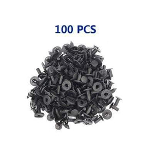 Planet Gates Black Renegade Rivets 100 Pack UTV for Can Am Maverick Commander Outlander For John Deere Gator TX For Husqvarna HUV 4421