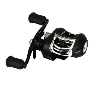 Planet Gates Black / Right Hand / China Metal Spool Baitcasting Reel 8kg Max Drag 7.2:1 High Speed Gear Ratio Saltwater Freshwater fishing wheel Fishing Reel