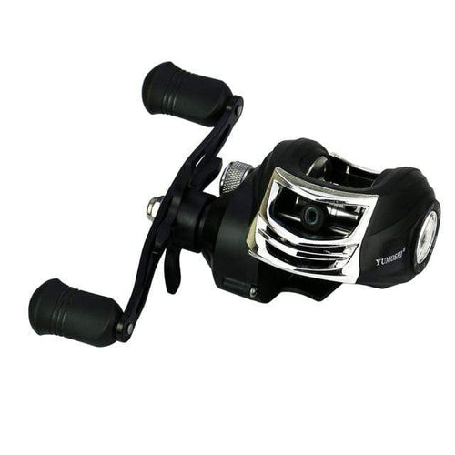 Planet Gates Black / Right Hand / China Metal Spool Baitcasting Reel 8kg Max Drag 7.2:1 High Speed Gear Ratio Saltwater Freshwater fishing wheel Fishing Reel
