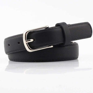 Planet Gates Black ring / 95cm Belts Women high quality Alloy buckle fashion students jeans  belts brown leather black strap belt women