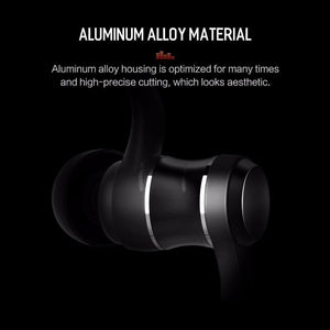 Planet Gates Black ROCK Bluetooth Earphone with Mic Half In-ear Bluetooth Headphone Wireless Neckband Magnetic Headset for iphone XS Xiaomi