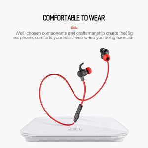 Planet Gates Black ROCK Bluetooth Earphone with Mic Half In-ear Bluetooth Headphone Wireless Neckband Magnetic Headset for iphone XS Xiaomi