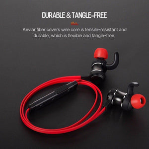 Planet Gates Black ROCK Bluetooth Earphone with Mic Half In-ear Bluetooth Headphone Wireless Neckband Magnetic Headset for iphone XS Xiaomi