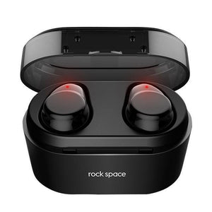 Planet Gates Black ROCK Mini TWS True Wireless Bluetooth Earphone Stereo Sports Headset With Charging Box Mic Earbud For iPhone XS MAX Xiaomi