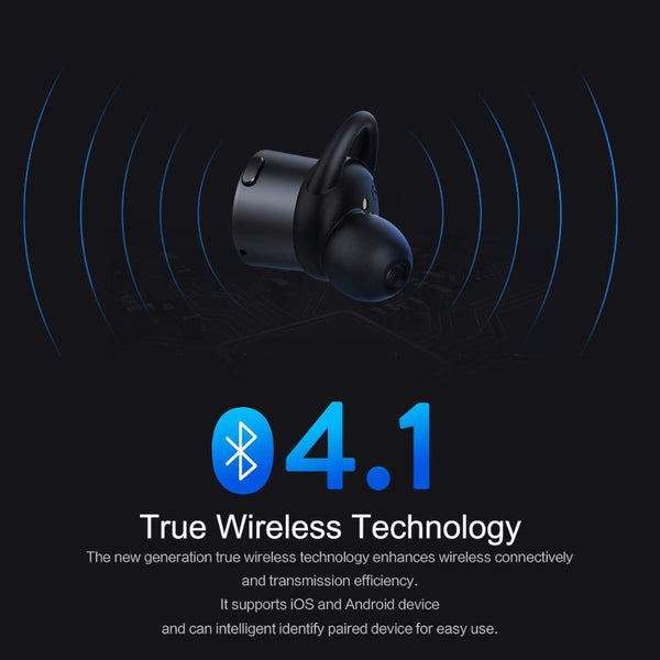 Planet Gates Black ROCK Mini Wireless Bluetooth Earphone EB10 TWS Stereo With Mic Universal Wireless Handsfree Earbuds for iphone X Samsung Xiaomi