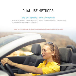 Planet Gates Black Rock New Mini TWS True Wireless Stereo Bluetooth Earphone with Mic Universal Wireless Handsfree Earbuds with Charger Battery Box