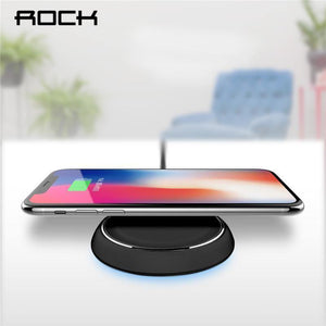 ROCK QI Wireless Charger For iPhone X 10 8 Samsung Note 8 S8 Plus S7 S6 Edge Phone Fast Charging Pad Quick Charge Smart USB Dock - Planet Gates