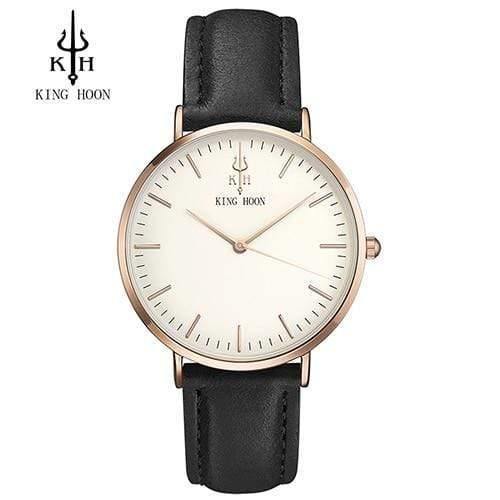 Planet Gates BLACK ROSE WHITE Women Watch Ladies Ultra Thin Stainless Steel Band Quartz Wristwatch Fashion Female Clock Relogio