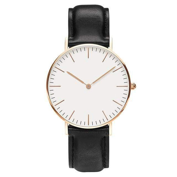 Planet Gates black rose white Women Watches Ladies Clock 36mm Stainless Steel Female Quartz Wristwatches Relogio Feminino Zegarek Damski