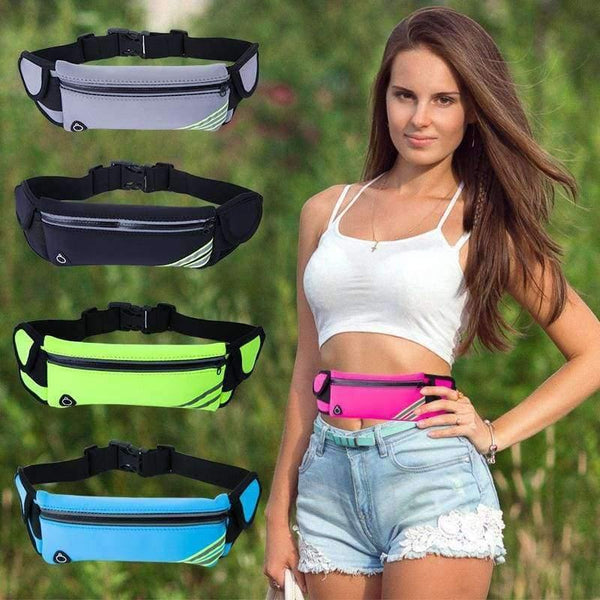 Planet Gates Black Running Arm Waist Bag Waterproof Mobile Phone Holder Women Gym Fitness Bag Lady Sport Accessories Jogging Belt Armband