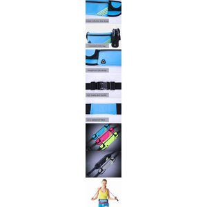 Planet Gates Black Running Arm Waist Bag Waterproof Mobile Phone Holder Women Gym Fitness Bag Lady Sport Accessories Jogging Belt Armband