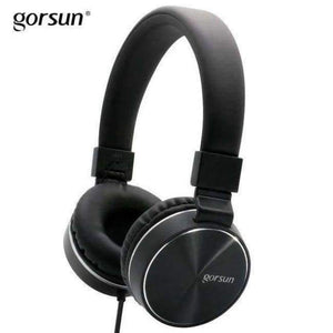 Planet Gates black / Russian Federation Headphones with Mic Wired Portable Foldable On-Ear Headset with Microphone Volume Control for Phones xiaomi PC MP3 Gorsun GS776