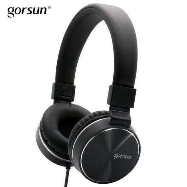 Planet Gates black / Russian Federation Headphones with Mic Wired Portable Foldable On-Ear Headset with Microphone Volume Control for Phones xiaomi PC MP3 Gorsun GS776