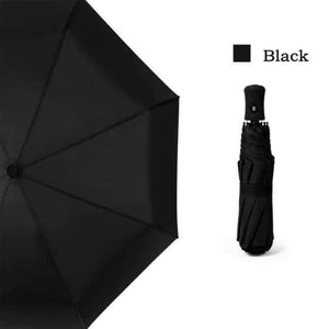 Planet Gates Black / Russian Federation Men Business Automatic Umbrella Female Windproof Stainless Steel Umbrellas Rain Women Folding Summer Umbrella UBY03