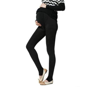 Planet Gates Black / Russian Federation Winter Maternity Plus Velvet Thickening  Leggings Pants Clothes For Pregnant Women Warm High Waist Suspender Pregnancy Trousers