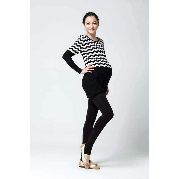 Planet Gates Black / Russian Federation Winter Maternity Plus Velvet Thickening  Leggings Pants Clothes For Pregnant Women Warm High Waist Suspender Pregnancy Trousers