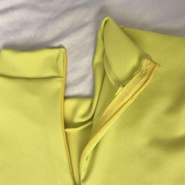 Planet Gates Black / S Autumn Net Yarn Long Sleeve Mini Bodycon Dress Dresses Autumn Winter Sexy Women Casual Party Club Black Dress Vestidos