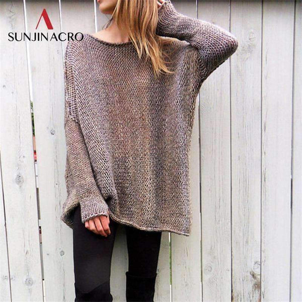 Planet Gates Black / S Autumn Winter Women's Casual Knitted Elegant Sweaters Plus Size Long-sleeved Simple Lady Pullover Thin Woman Top 2018