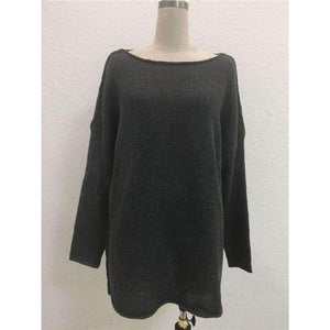 Planet Gates Black / S Autumn Winter Women's Casual Knitted Elegant Sweaters Plus Size Long-sleeved Simple Lady Pullover Thin Woman Top 2018