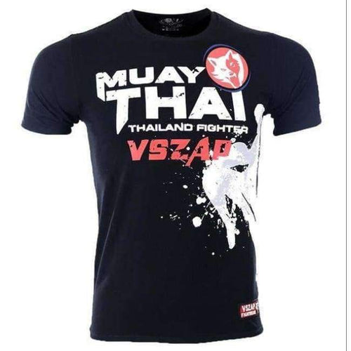Planet Gates Black / S Bangkok Boxing MMA T Shirt Gym Tee Shirt Fighting Fighting Martial Arts Fitness Training Muay Thai T Shirt Men Homme