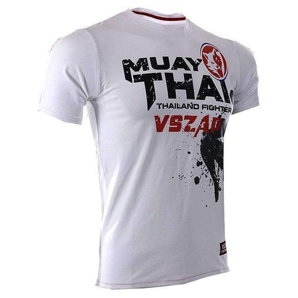 Planet Gates Black / S Bangkok Boxing MMA T Shirt Gym Tee Shirt Fighting Fighting Martial Arts Fitness Training Muay Thai T Shirt Men Homme