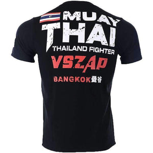 Bangkok Boxing MMA T Shirt Gym Tee Shirt Fighting Fighting Martial Arts Fitness Training Muay Thai T Shirt Men Homme