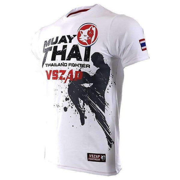 Planet Gates Black / S Bangkok Boxing MMA T Shirt Gym Tee Shirt Fighting Fighting Martial Arts Fitness Training Muay Thai T Shirt Men Homme