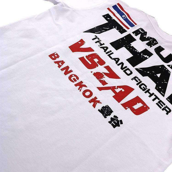 Planet Gates Black / S Bangkok Boxing MMA T Shirt Gym Tee Shirt Fighting Fighting Martial Arts Fitness Training Muay Thai T Shirt Men Homme