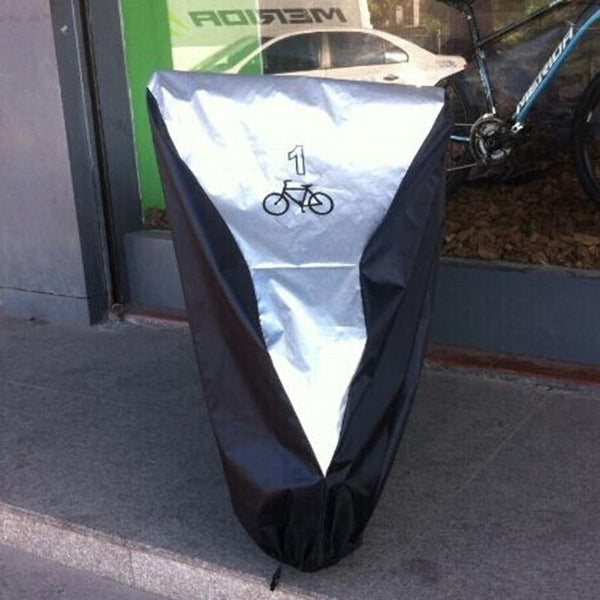 Planet Gates BLACK / S Bicycle Cycle Bike Cover Outdoor Multipurpose Rain Snow Dust All Weather Dust bask Protector PU Coating
